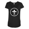 boy scout Maternity Scoop Neck T-shirt