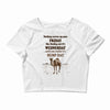 realize it's hump day Crop Top