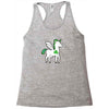 irish unicorn Racerback Tank