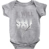 i will cut you Baby Onesie