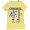 onward robots! &ndash; by chris ware Ladies Fitted T-Shirt