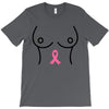 breast with pink ribbon T-Shirt
