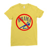 no drama Ladies Fitted T-Shirt