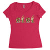 bebe Women's Triblend Scoop T-shirt