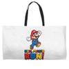 run, mario run Weekender Totes