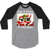 pug dog christmas 3/4 Sleeve Shirt