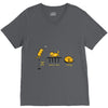cat olympics V-Neck Tee
