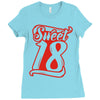 sweet 18 Ladies Fitted T-Shirt