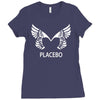 placebo wing logo Ladies Fitted T-Shirt