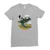 morning commute Ladies Fitted T-Shirt