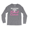 playing for breast cancer Long Sleeve Shirts