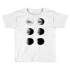 the phases of the moon of laika dog Toddler T-shirt
