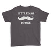little man mustache first Youth Tee
