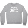 awesome husband Crewneck Sweatshirt