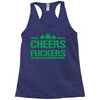 cheers fckers Racerback Tank