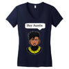 Killmonger Hey Auntie Women's V-Neck T-Shirt