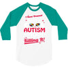 super cool autism mom 3/4 Sleeve Shirt