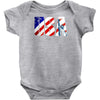 usa 4th of july Baby Onesie