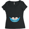 Two Peas In a Pod Twin Baby Boys Women's Triblend Scoop T-shirt