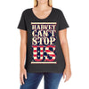 harvey can't stop us Ladies Curvy T-Shirt