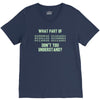 what part of binary code don't you understand V-Neck Tee