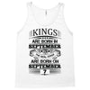 Real Kings Are Born On September 7 Tank Top