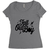 fall out Women's Triblend Scoop T-shirt