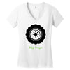 big men knows Women's V-Neck T-Shirt