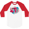 rhino splat 3/4 Sleeve Shirt