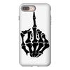 middle finger skeleton bone skull grafitti art iPhone 8 Plus