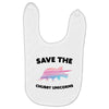 Save The Chubby Unicorns Baby Bibs