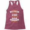 Super Cool Son Of A Freaking Awesome Mom Racerback Tank