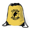 Rock Balboa italian stallion Drawstring Bags