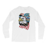 beer eagle graphic Long Sleeve Shirts