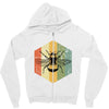 Vintage Bee Zipper Hoodie