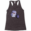 mega flipped off Racerback Tank