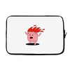 marshmallow prend feu Laptop sleeve