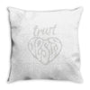 trust jesus Throw Pillow