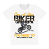 I'm A Nice Biker Grandpa So If I'm An Asshole To You You Need To Ask Y All Over Women's T-shirt