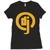 dj club dance rave music house techno cool Ladies Fitted T-Shirt