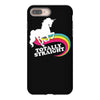 totally straight funny rainbow unicorn gay pride novelty fashion iPhone 8 Plus