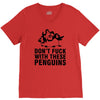 don't f penguins clothing V-Neck Tee