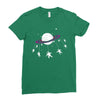 Saturn Swing Ladies Fitted T-Shirt