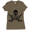 pi rate pirate Ladies Fitted T-Shirt