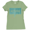 louder than words Ladies Fitted T-Shirt