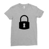 padlock Ladies Fitted T-Shirt