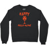 halloween happy hallowine Crewneck Sweatshirt