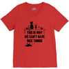This Is Why We Can't Have Nice Things V-Neck Tee