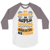 My Daughter Is Super Awesome Her Stepdad 3/4 Sleeve Shirt