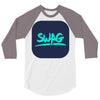 swag blu 3/4 Sleeve Shirt